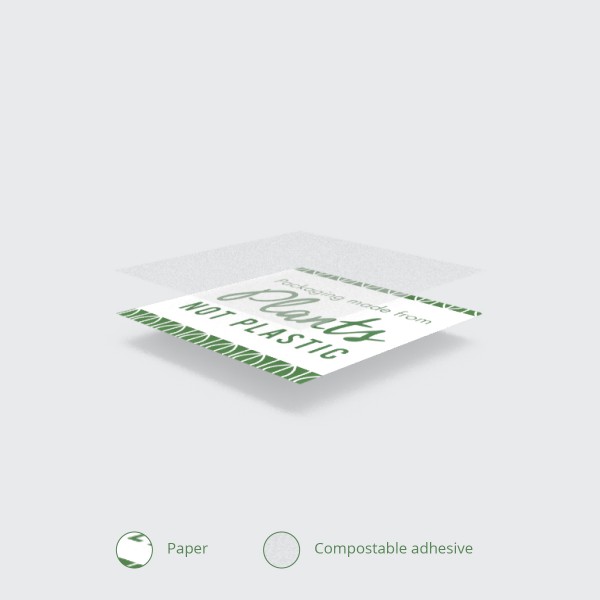 Vegware™ 1.7-inch Round Compostable Eco-Stickers